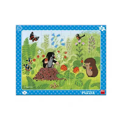 Puzzle deskové 40 KRTEK A JAHODY