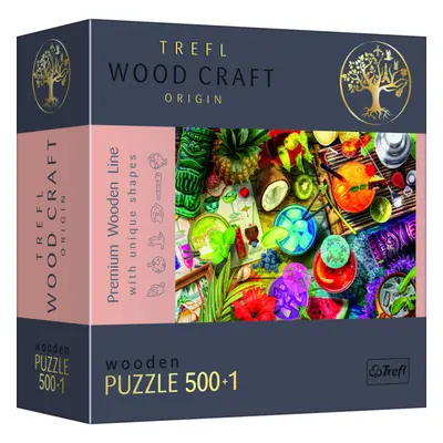 TREFL Wood Craft Origin Barevné koktejly 501 dílků