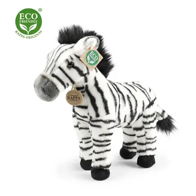 Plyšová zebra stojící 30 cm ECO-FRIENDLY