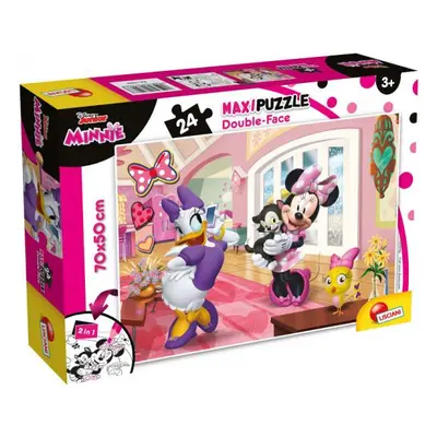 Oboustranné puzzle Maxi 24 dílků Minnie Mouse 74068 LISCIANI