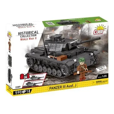 COBI 2289 Historical Collection WWII Panzer III Ausf.J Panzerkampfwagen III - německý střední ta