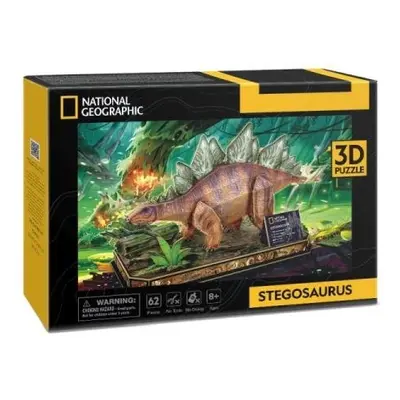 CUBICFUN 3D puzzle National Geographic: Stegosaurus 62 ks