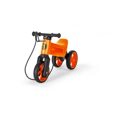 Odrážedlo FUNNY WHEELS Rider SuperSport oranž. 2v1+popruh, výš. sedla 28/30cm nos. 25kg 18m+ v s