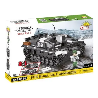 COBI 2286 Historical Collection WWII StuG III Ausf.F/8 Flammpanzer 536 kostek