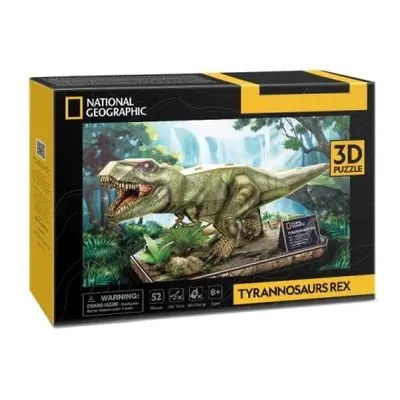 CUBICFUN 3D puzzle National Geographic: Tyrannosaurus Rex 52 ks