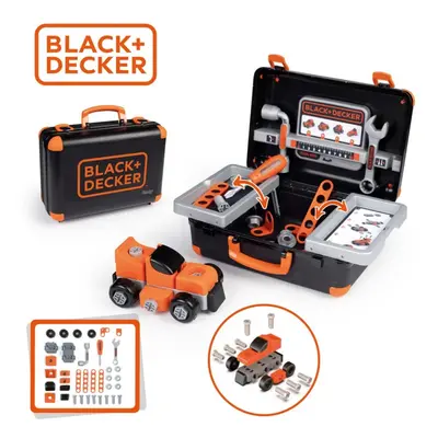 Smoby Black Decker Kufřík Bricolo s autem a nářadím