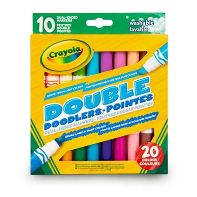 Oboustranné popisovače 10/20 Doodlers Crayola