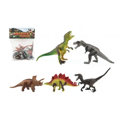 Teddies Dinosaurus plast 15-18cm 5ks v sáčku