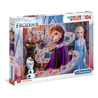 Clementoni brokát Frozen II Ledové království 20162 104 dílků