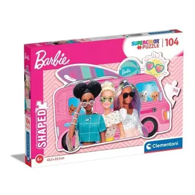 Clementoni Puzzle 104 ve tvaru Barbie