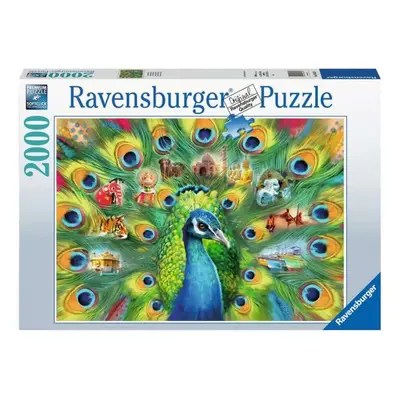 Puzzle 2000 dílků Paví země RAVENSBURGER