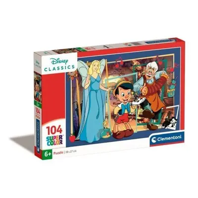 CLEMENTONI Disney: Pinocchio 104 dílků