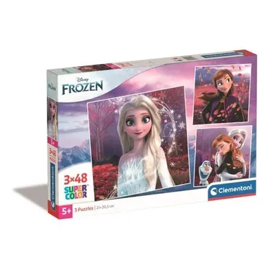 Clementoni Puzzle 3x48 čtverec Frozen