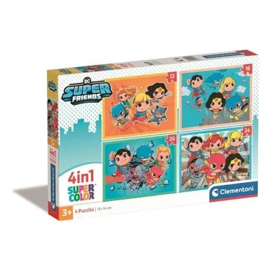 Clementoni Puzzle 4v1 DC Superfriends 21520