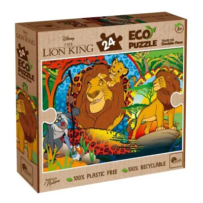 Oboustranné puzzle 24 dílků eco The Lion King 91843 LISCIANI