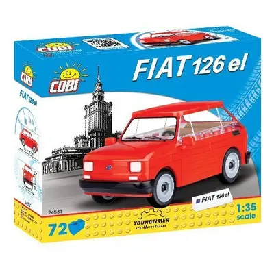 Cobi 24531 Youngtimer MALÝ FIAT 126p 1994-1999, 1:35, 72 k