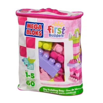 Mega Bloks First Builders Big Building Bag Girls 60ks