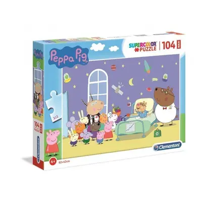 Clementoni - Puzzle 104 ks Maxi Peppa Pig