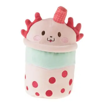 Bubble Tea Jahodový Axolotl plyšák 21cm