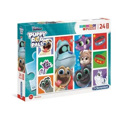 Clementoni: Puzzle 24 ks Maxi Super Color Puppy Dog Pals