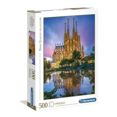 Clementoni Puzzle 500 dílků Barcelona Sagrada Familia