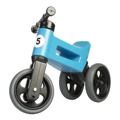 Teddies Funny Wheels Sport 2v1 modrá s gumovými koly