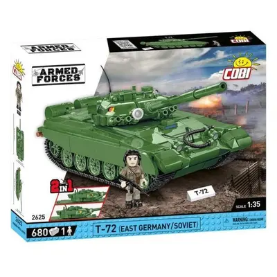 COBI 2625 Tank T-72 ozbrojených sil (východní Německo/Sovět) 680 kostek