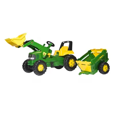 Rolly Toys rollyJunior Pedal Tractor John Deere s vlečkou