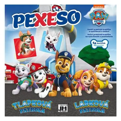 JM Pexeso v sešitu Tlapková Patrola/Paw Patrol