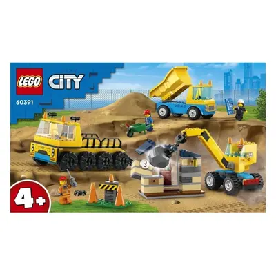 LEGO® City 60391 Vozidla ze stavby a demoliční koule