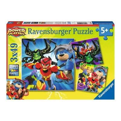 RAVENSBURGER Power Players 3x49 dílků