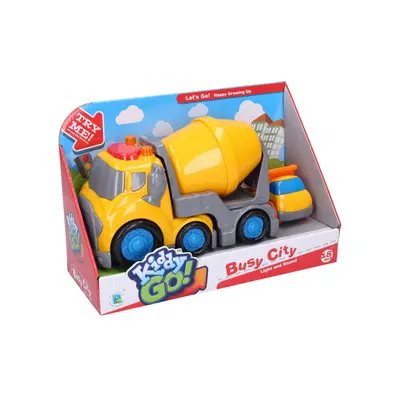 Wiky Vehicles Kiddy Auto míchačka s efekty 19,5 cm sklápěč 6,5 cm