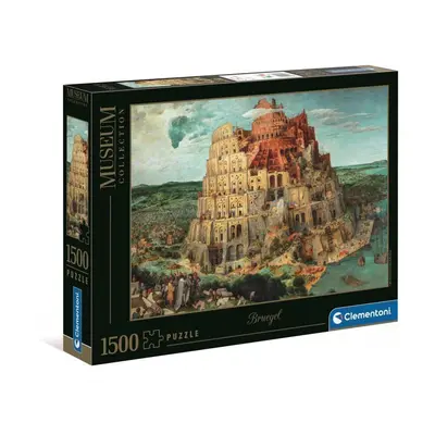 Clementoni: Puzzle 1500 dílků. - Muzeum Bruegel, Babylonská věž