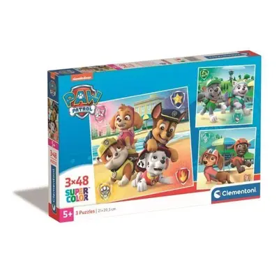 Clementoni Puzzle 3x48 čtverec PAW Patrol