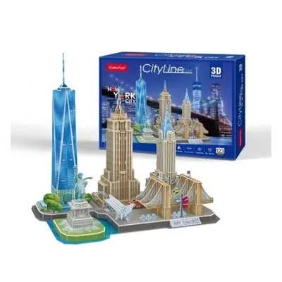 CubicFun: Puzzle 3D City New York 123 ks