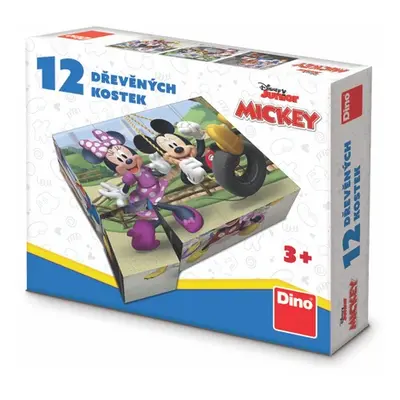 Dino Toys Kubus Mickey a Minnie 12 kostek