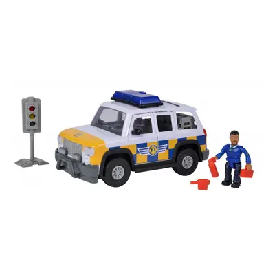 Simba Hasič Sam Police Jeep s figurkou