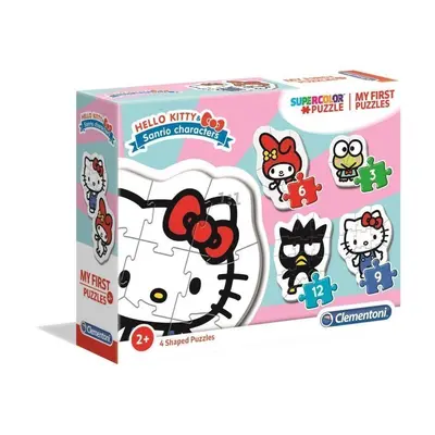 CLEMENTONI Moje první puzzle: Hello Kitty 4v1 2,3,4,5 dílků