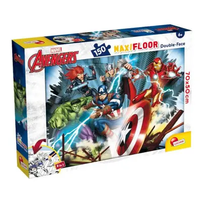 Oboustranné podlahové puzzle Maxi Floor 150 dílků Marvel Avengers 100392 LISCIANI