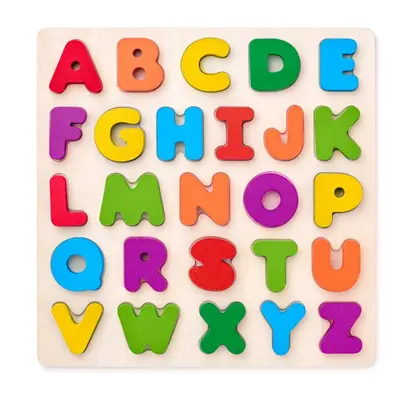 Woody Puzzle ABC masivní písmena na desce