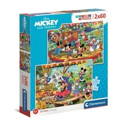 Clementoni Puzzle 2x60el Mickey and Friends. Mickey a přátelé 21620