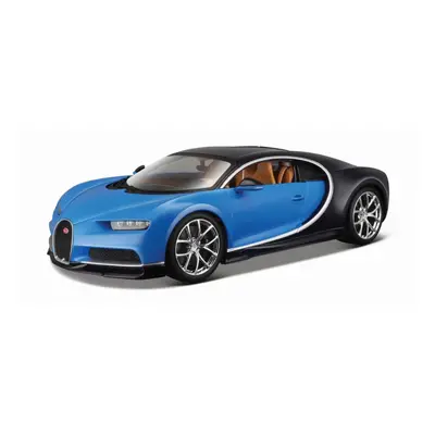 Bburago Plus Bugatti Chiron modrá 1:18