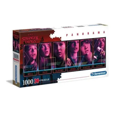 Clementoni Puzzle 1000 dílků panorama STRANGER THINGS 2020 NETFLIX