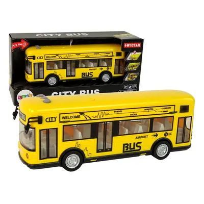 Žlutý městský autobus 1:18