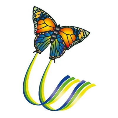 Günther Létající drak Motýl Butterfly 95x96cm jednošnůrový polyester