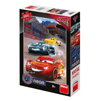 Dino Cars 3 Vítězné kolo Neon 100 dílků