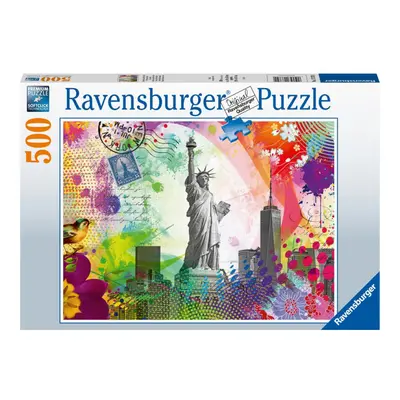 RAVENSBURGER Pohlednice z New Yorku 500 dílků