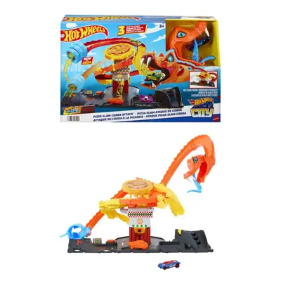 Hot Wheels CITY HLADOVÁ KOBRA ÚTOČÍ NA PIZZERKU