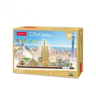 Puzzle 3D City Line Barcelona