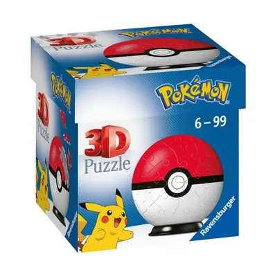 Ravensburger 3D PuzzleBall Pokémon Pokéball 54 ks